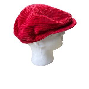 Vintage Nike Corduroy Cabbie Golf Hat Red size Large